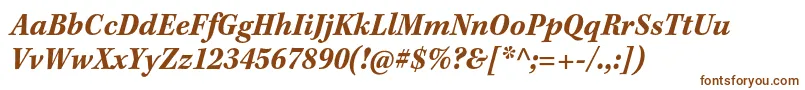 KeplerstdBoldscnitcapt Font – Brown Fonts on White Background