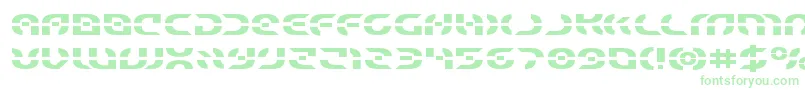 Starfighterexpand Font – Green Fonts on White Background