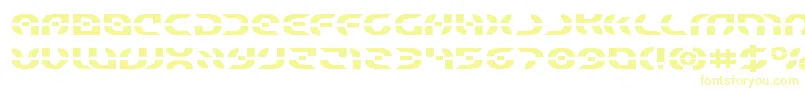 Starfighterexpand-fontti – keltaiset fontit