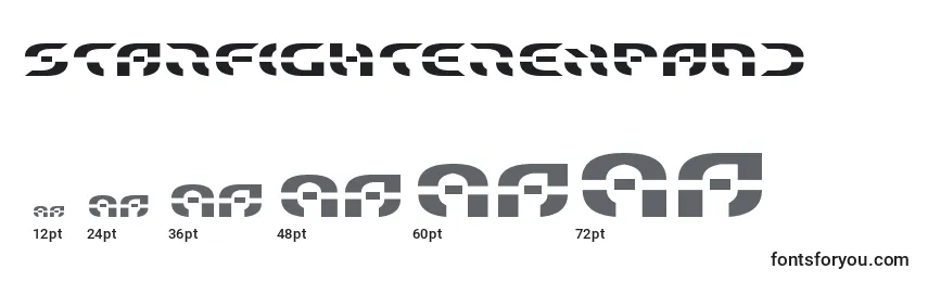 Starfighterexpand Font Sizes