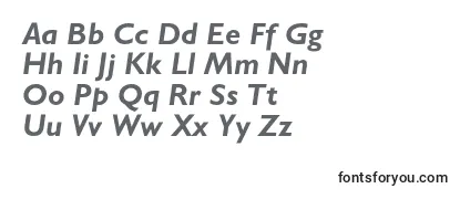 Review of the GalscBolditalic Font