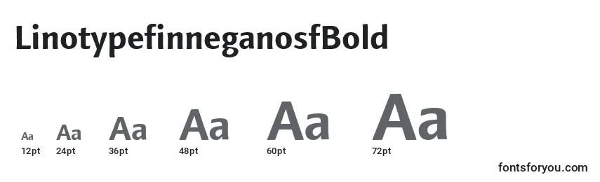 LinotypefinneganosfBold Font Sizes