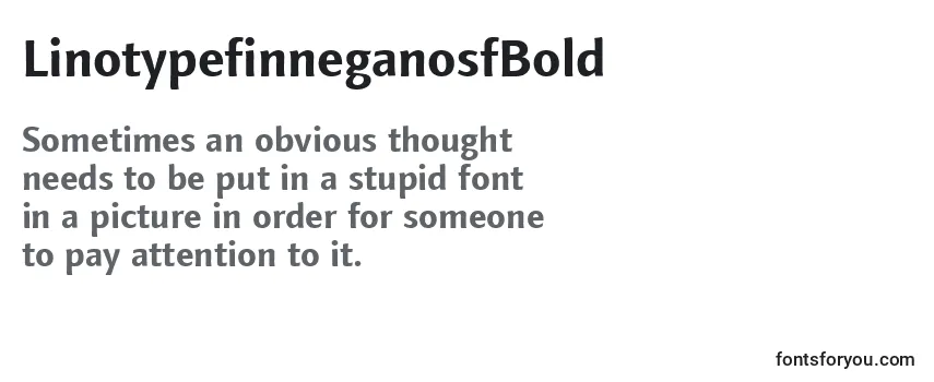 LinotypefinneganosfBold Font