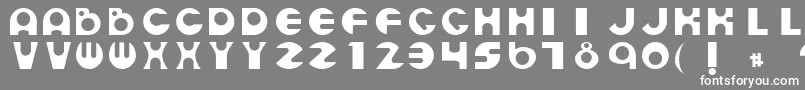 EspheresRegular Font – White Fonts on Gray Background