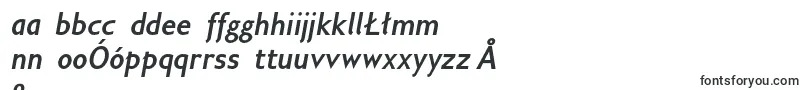 Gilliusadfno2Boldconditalic Font – Polish Fonts