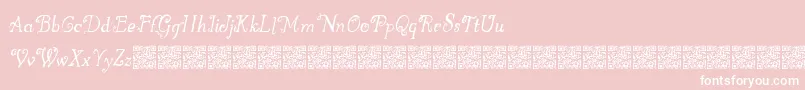 Greatwinter Font – White Fonts on Pink Background