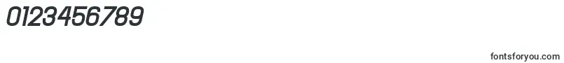 Hallandaletextbolditalic-Schriftart – Schriften für Zahlen und Nummern