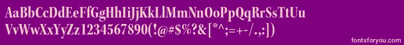 KeplerstdBoldcnsubh Font – Pink Fonts on Purple Background