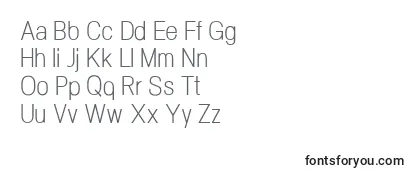 NeogramLightcnd-fontti