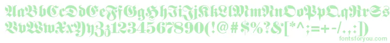 FetteFrakturLt Font – Green Fonts