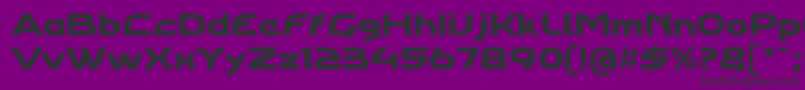 Agharaproregular Font – Black Fonts on Purple Background