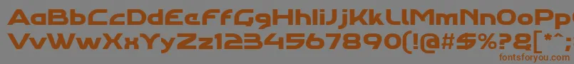 Weitere Informationen zur Agharaproregular-Schriftart Agharaproregular-Schriftart – Braune Schriften auf grauem Hintergrund
