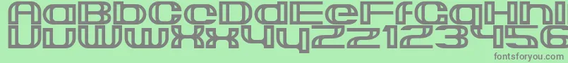 Шрифт Suncatcher – серые шрифты на зелёном фоне