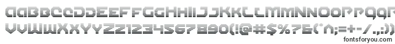 Шрифт Gunnerstormgrad – контурные шрифты