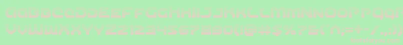 Gunnerstormgrad Font – Pink Fonts on Green Background