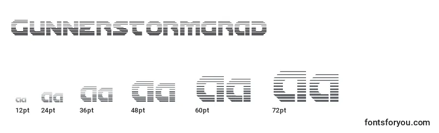 Gunnerstormgrad Font Sizes