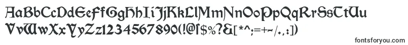 Morrisromanblack-fontti – OTF-fontit