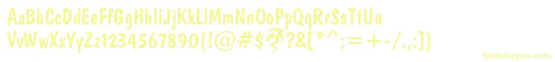 DomkratDpNormal Font – Yellow Fonts