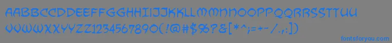 Подробнее о шрифте DragonbonesBb Шрифт DragonbonesBb – синие шрифты на сером фоне