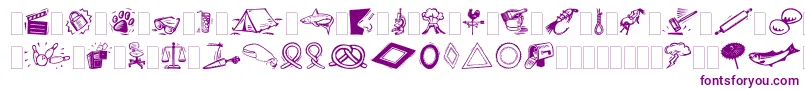 Weitere Informationen zur DfOrganicsIiaLetPlain.1.0-Schriftart DfOrganicsIiaLetPlain.1.0-Schriftart – Violette Schriften