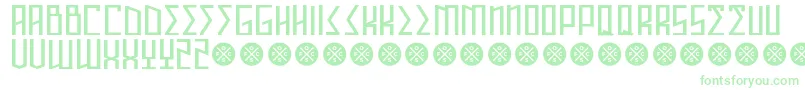 AnnihilatorDemo-Schriftart – Grüne Schriften