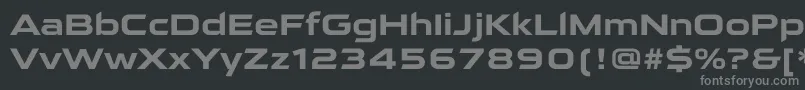 QarantaBold Font – Gray Fonts on Black Background