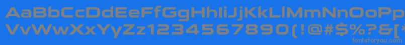 QarantaBold Font – Gray Fonts on Blue Background