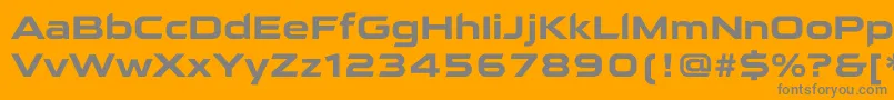 QarantaBold Font – Gray Fonts on Orange Background