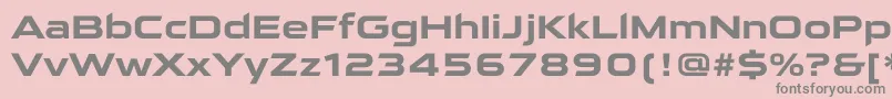 QarantaBold Font – Gray Fonts on Pink Background