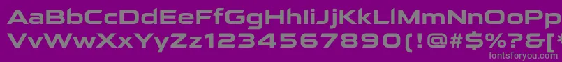 QarantaBold Font – Gray Fonts on Purple Background