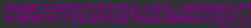 VoiceactivatedcapsbbBold Font – Purple Fonts on Black Background