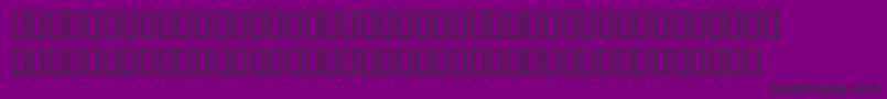 BemboExpertBoldItalic-fontti – mustat fontit violetilla taustalla