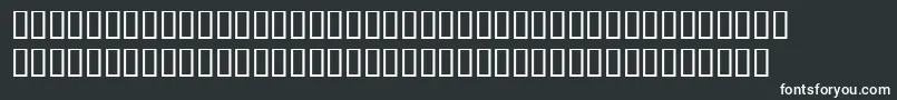 Шрифт BemboExpertBoldItalic – белые шрифты на чёрном фоне