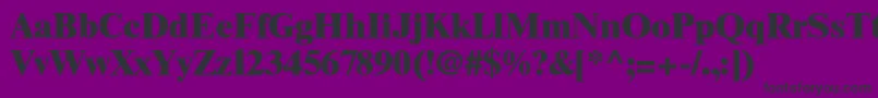 fuente TimesltstdExtrabold – Fuentes Negras Sobre Fondo Morado