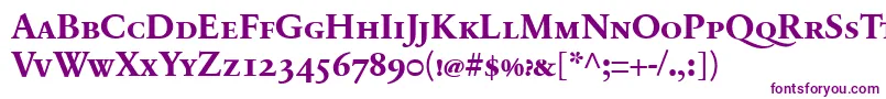 SabonnextLtBoldSmallCaps-fontti – violetit fontit