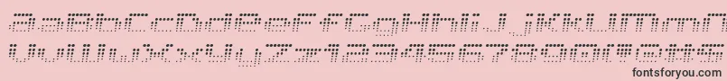 フォントV5ProphitFading – ピンクの背景に黒い文字