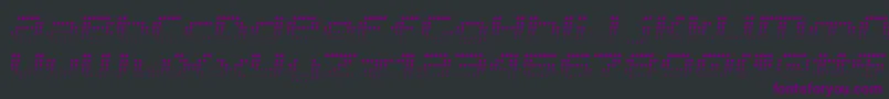 Шрифт V5ProphitFading – фиолетовые шрифты на чёрном фоне