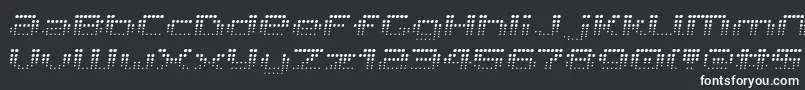Шрифт V5ProphitFading – белые шрифты на чёрном фоне