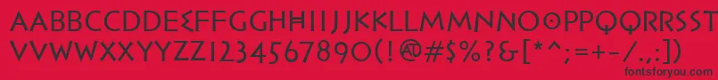More about PfhellenicaserifproRegular Font PfhellenicaserifproRegular Font – Black Fonts on Red Background