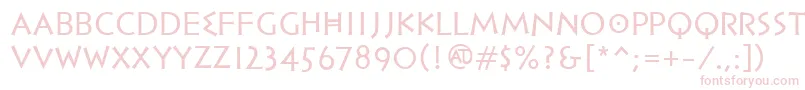 PfhellenicaserifproRegular Font – Pink Fonts on White Background