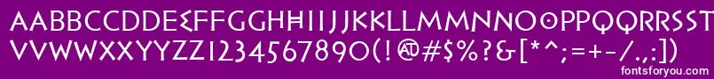 Saiba mais sobre a fonte PfhellenicaserifproRegular Fonte PfhellenicaserifproRegular – fontes brancas em um fundo violeta