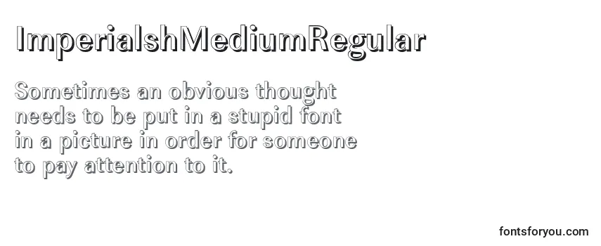 ImperialshMediumRegular Font