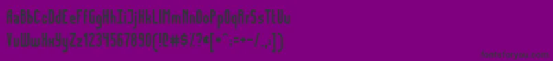 Шрифт Fiden – чёрные шрифты на фиолетовом фоне