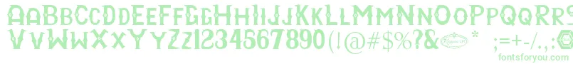 RayyanCfc Font – Green Fonts on White Background