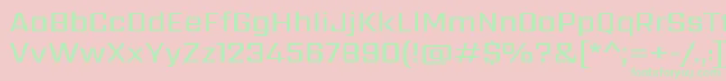 SarpanchMedium Font – Green Fonts on Pink Background