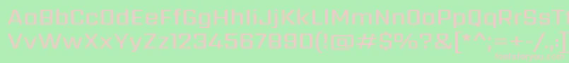 SarpanchMedium Font – Pink Fonts on Green Background