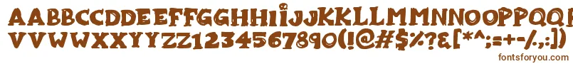 Zombiebites Font – Brown Fonts