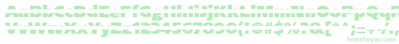 Blackgapsans Font – Green Fonts on White Background