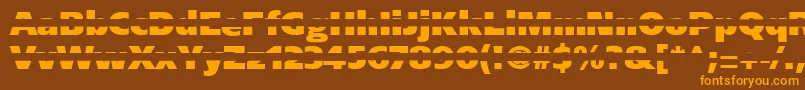 More about Blackgapsans Font Blackgapsans Font – Orange Fonts on Brown Background