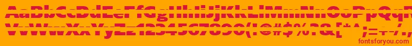 Blackgapsans Font – Red Fonts on Orange Background